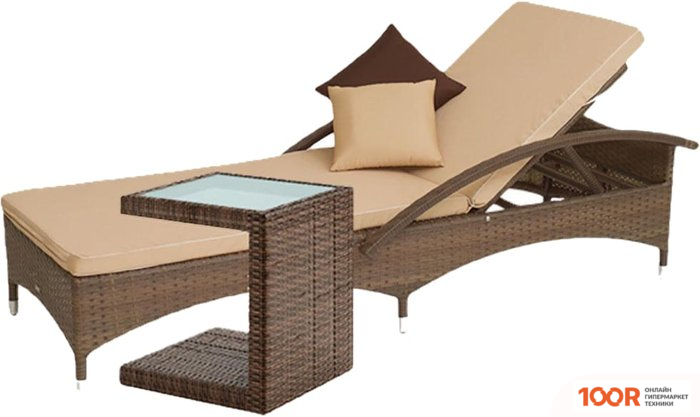 Шезлонг Mebius MALTA 2 CM002 (КОЛОРАДО) (406036)