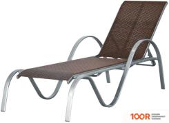 Шезлонг Mebius BARCELONA 2 BA002 (СТАЛЬ, ЭКОРОТАНГ) (406032)