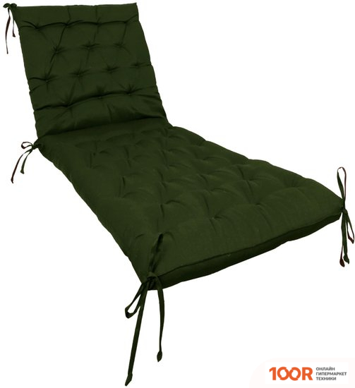 Шезлонг Loon ЧЕРИОТ 190Х60 (ТЕМНО-ЗЕЛЕНЫЙ) (406029)