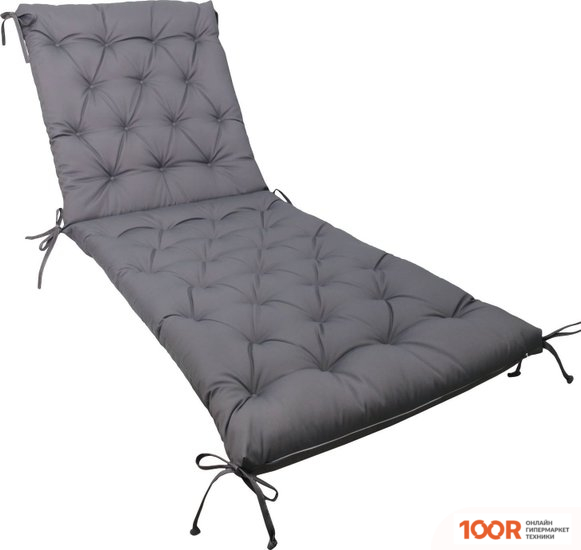 Шезлонг Loon ЧЕРИОТ 190Х60 (СЕРЫЙ) (406028)