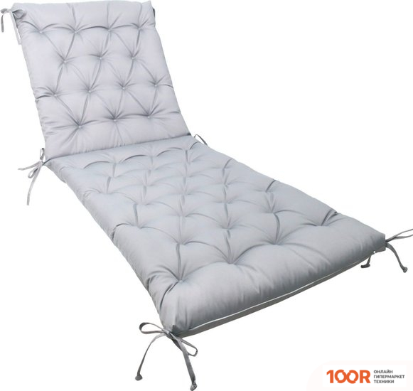Шезлонг Loon ЧЕРИОТ 190Х60 (СВЕТЛО-СЕРЫЙ) (406027)