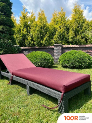 Шезлонг Loon ГАРДИ 190X60 (БОРДОВЫЙ) (406015)