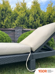 Шезлонг Loon ГАРДИ 190X60 (БЕЖЕВЫЙ) (406014)