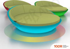 Шезлонг Berkano СВЕТЯЩЕЕСЯ RIVIERA (БЕЛЫЙ RGB E27 УМНЫЙ ДОМ/ЗЕЛЕНЫЙ) (405959)