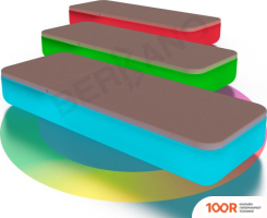 Шезлонг Berkano СВЕТЯЩЕЕСЯ GRACE (БЕЛЫЙ LED ЛЕНТА RGB/КОФЕЙНЫЙ) (405944)