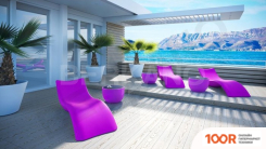 Шезлонг Berkano WAVE (ТЕРРАКОТОВЫЙ) (405938)