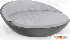 Шезлонг Berkano RIVIERA (ЧЕРНЫЙ/СЕРЫЙ) (405909)