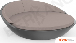 Шезлонг Berkano RIVIERA (ЧЕРНЫЙ/КОФЕЙНЫЙ) (405908)