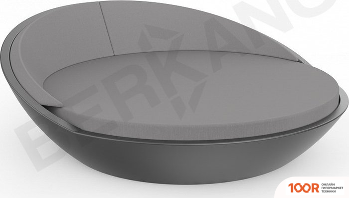 Шезлонг Berkano RIVIERA (ЧЕРНЫЙ/ГРАФИТОВЫЙ) (405906)