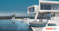 Шезлонг Berkano RIVIERA (ФИОЛЕТОВЫЙ/СЕРЫЙ) (405904)