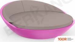 Шезлонг Berkano RIVIERA (ФИОЛЕТОВЫЙ/КОФЕЙНЫЙ) (405903)