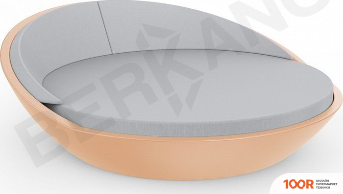 Шезлонг Berkano RIVIERA (ТЕРРАКОТОВЫЙ/СЕРЫЙ) (405900)