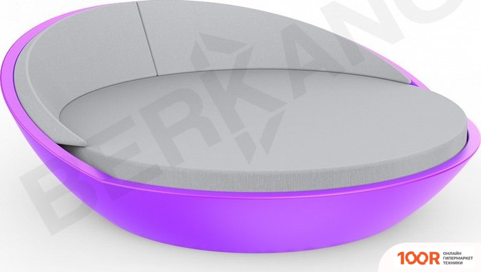 Шезлонг Berkano RIVIERA (СИРЕНЕВЫЙ/СЕРЫЙ) (405890)