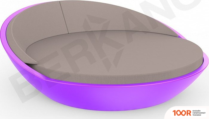 Шезлонг Berkano RIVIERA (СИРЕНЕВЫЙ/КОФЕЙНЫЙ) (405889)