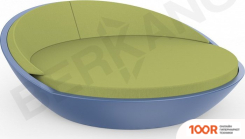 Шезлонг Berkano RIVIERA (СИНИЙ/ЗЕЛЕНЫЙ) (405883)