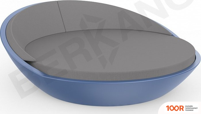 Шезлонг Berkano RIVIERA (СИНИЙ/ГРАФИТОВЫЙ) (405882)