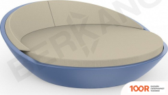 Шезлонг Berkano RIVIERA (СИНИЙ/БЕЖЕВЫЙ) (405881)