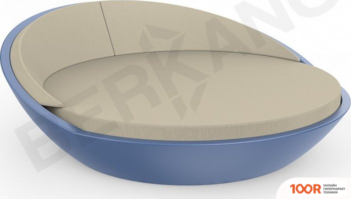 Шезлонг Berkano RIVIERA (СИНИЙ/БЕЖЕВЫЙ) (405881)