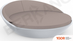 Шезлонг Berkano RIVIERA (СЕРЫЙ/КОФЕЙНЫЙ) (405879)