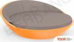 Шезлонг Berkano RIVIERA (ОРАНЖЕВЫЙ/КОФЕЙНЫЙ) (405874)