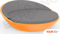 Шезлонг Berkano RIVIERA (ОРАНЖЕВЫЙ/ГРАФИТОВЫЙ) (405872)