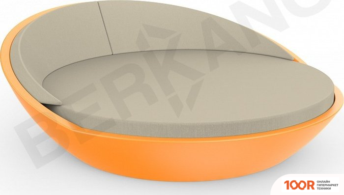 Шезлонг Berkano RIVIERA (ОРАНЖЕВЫЙ/БЕЖЕВЫЙ) (405871)