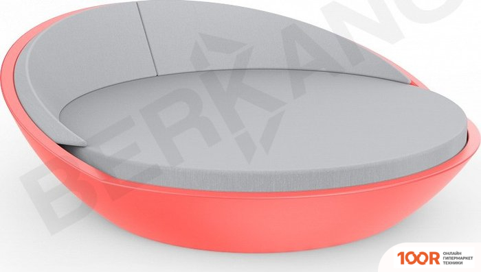 Шезлонг Berkano RIVIERA (КРАСНЫЙ/СЕРЫЙ) (405870)