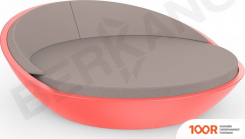 Шезлонг Berkano RIVIERA (КРАСНЫЙ/КОФЕЙНЫЙ) (405869)