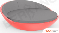 Шезлонг Berkano RIVIERA (КРАСНЫЙ/ГРАФИТОВЫЙ) (405867)