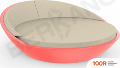 Шезлонг Berkano RIVIERA (КРАСНЫЙ/БЕЖЕВЫЙ) (405866)