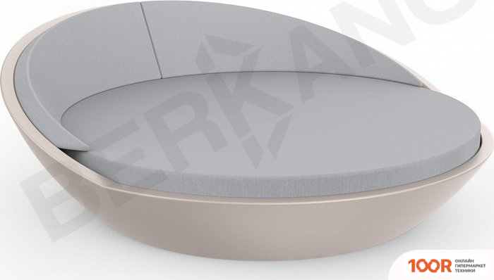 Шезлонг Berkano RIVIERA (КОФЕЙНЫЙ/СЕРЫЙ) (405865)