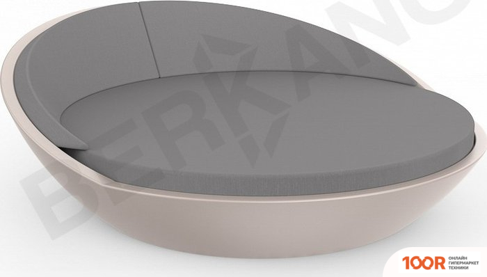 Шезлонг Berkano RIVIERA (КОФЕЙНЫЙ/ГРАФИТОВЫЙ) (405862)