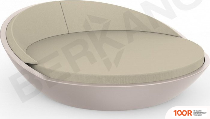 Шезлонг Berkano RIVIERA (КОФЕЙНЫЙ/БЕЖЕВЫЙ) (405861)