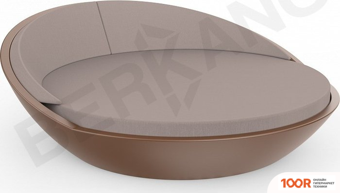 Шезлонг Berkano RIVIERA (КОРИЧНЕВЫЙ/КОФЕЙНЫЙ) (405859)