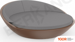 Шезлонг Berkano RIVIERA (КОРИЧНЕВЫЙ/ГРАФИТОВЫЙ) (405857)