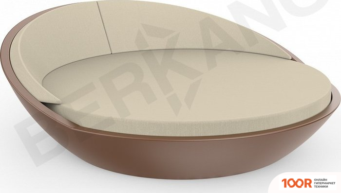 Шезлонг Berkano RIVIERA (КОРИЧНЕВЫЙ/БЕЖЕВЫЙ) (405856)