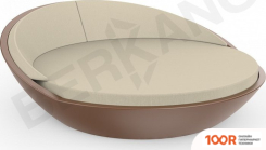 Шезлонг Berkano RIVIERA (КОРИЧНЕВЫЙ/БЕЖЕВЫЙ) (405856)