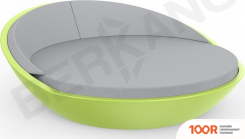 Шезлонг Berkano RIVIERA (ЗЕЛЕНЫЙ/СЕРЫЙ) (405855)