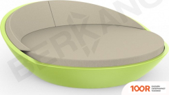 Шезлонг Berkano RIVIERA (ЗЕЛЕНЫЙ/БЕЖЕВЫЙ) (405852)