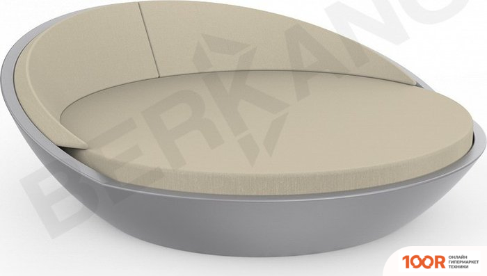 Шезлонг Berkano RIVIERA (ГРАФИТОВЫЙ/БЕЖЕВЫЙ) (405847)