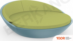 Шезлонг Berkano RIVIERA (БИРЮЗОВЫЙ/ЗЕЛЕНЫЙ) (405844)