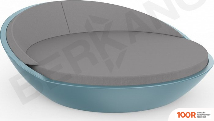 Шезлонг Berkano RIVIERA (БИРЮЗОВЫЙ/ГРАФИТОВЫЙ) (405843)