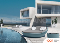 Шезлонг Berkano RIVIERA (БИРЮЗОВЫЙ/БЕЖЕВЫЙ) (405842)