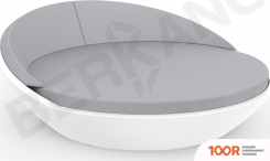 Шезлонг Berkano RIVIERA (БЕЛЫЙ/СЕРЫЙ) (405841)