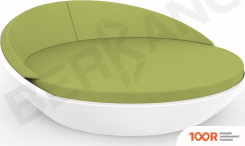 Шезлонг Berkano RIVIERA (БЕЛЫЙ/ЗЕЛЕНЫЙ) (405839)