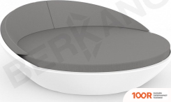 Шезлонг Berkano RIVIERA (БЕЛЫЙ/ГРАФИТОВЫЙ) (405838)