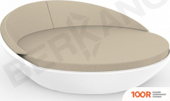 Шезлонг Berkano RIVIERA (БЕЛЫЙ/БЕЖЕВЫЙ) (405837)