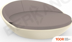 Шезлонг Berkano RIVIERA (БЕЖЕВЫЙ/КОФЕЙНЫЙ) (405835)