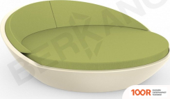 Шезлонг Berkano RIVIERA (БЕЖЕВЫЙ/ЗЕЛЕНЫЙ) (405834)