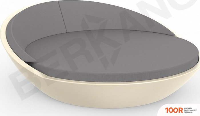 Шезлонг Berkano RIVIERA (БЕЖЕВЫЙ/ГРАФИТОВЫЙ) (405833)